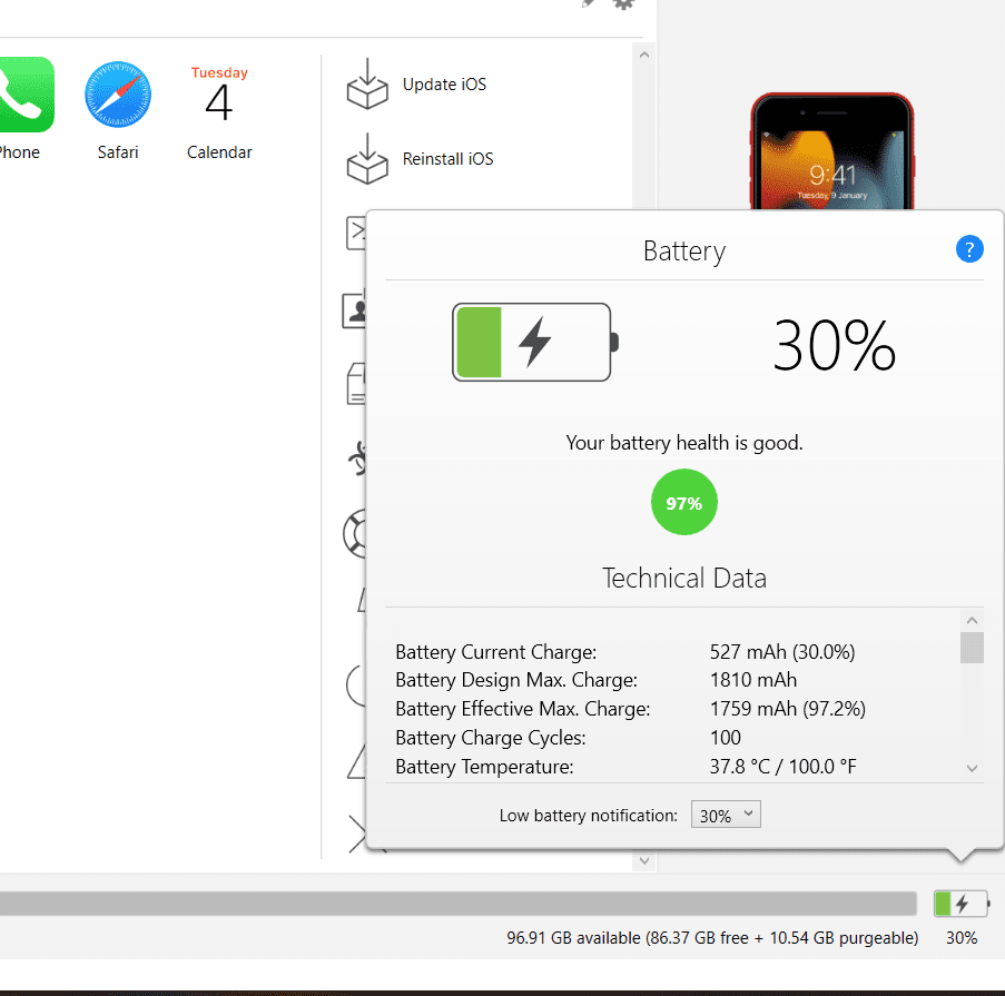 iPad Battery Health