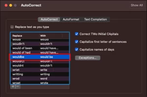 Turn Off AutoCorrect Outlook