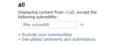 Block Specific Subreddits