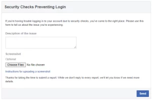 Facebook Account Temporarily Locked