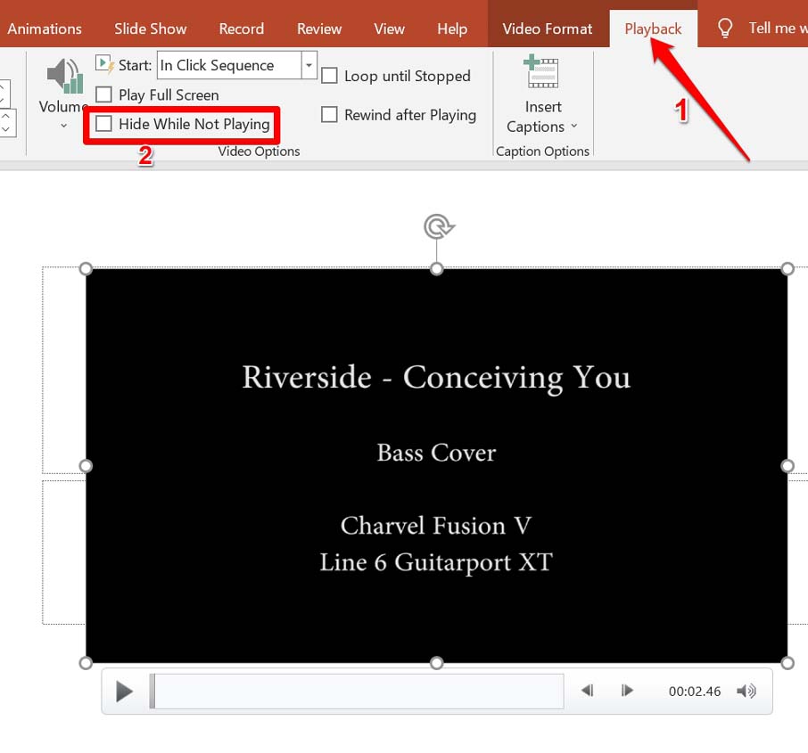 Videos Not Playing in PowerPoint Presentation