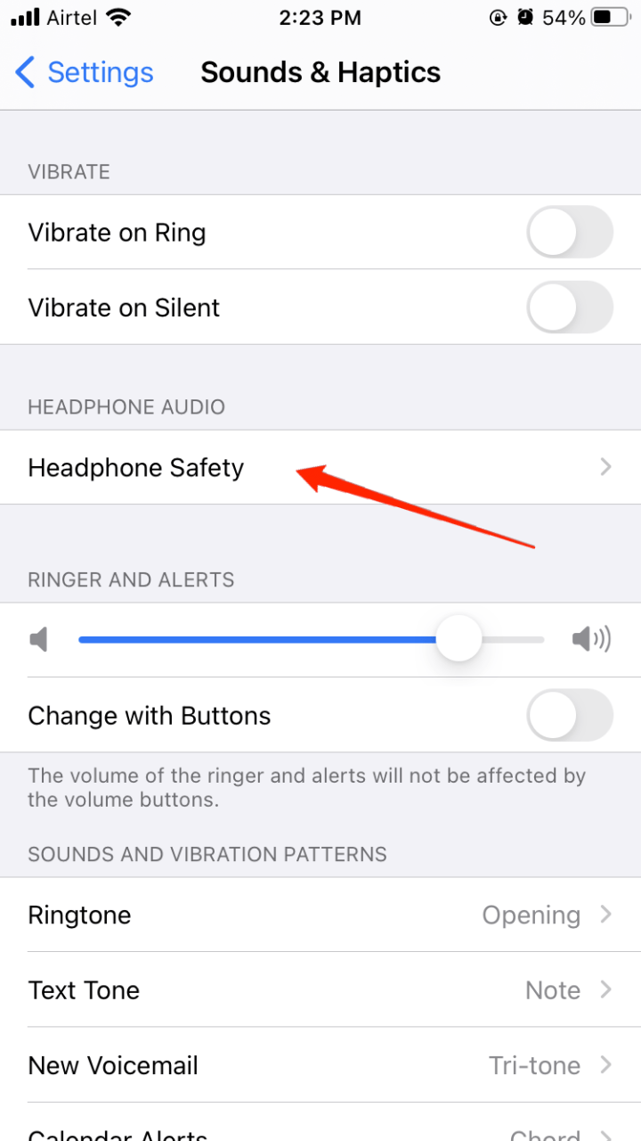 Turn Off Headphone Safety on iPhone?