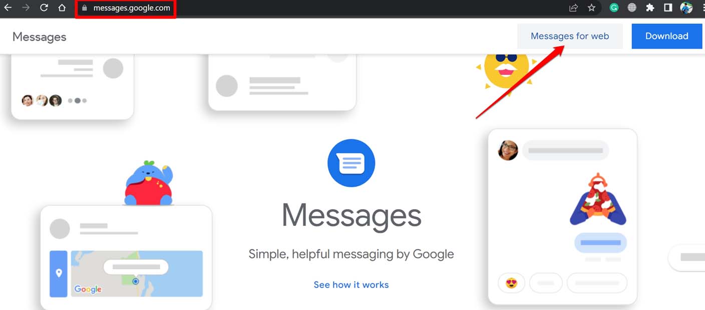 Google Messages for Web Not Working