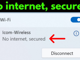 No Internet Secured