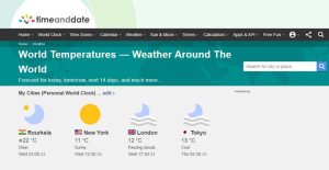 Weather Websites