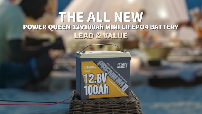 Power Queen launches its new 12V 100Ah Group 31 Smart Deep Cycle Lithium Battery.